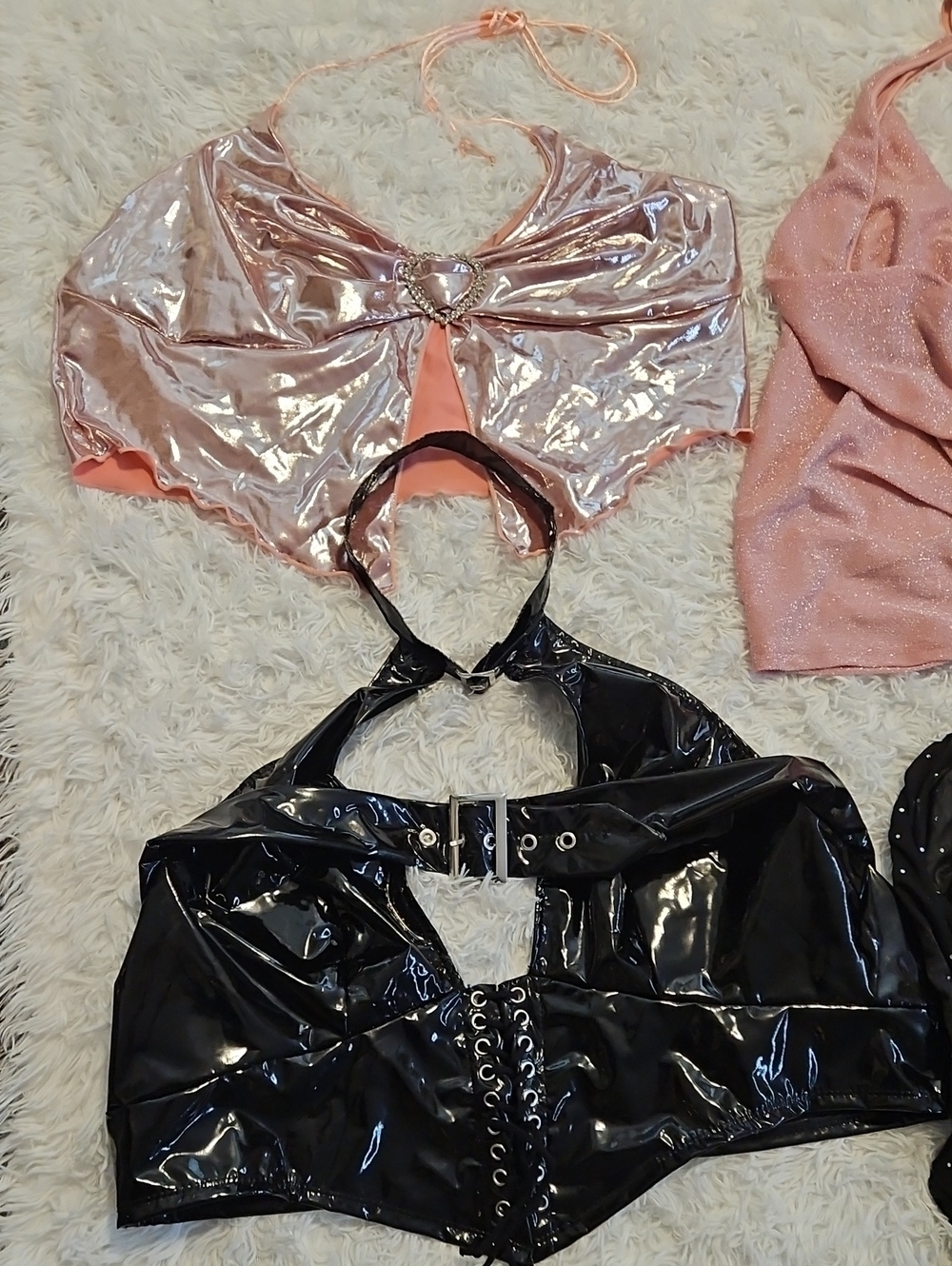 10 PIECE SHEIN CURVE QUEEN SEQUIN CLOTHING BUNDLE - Picture 5 of 16